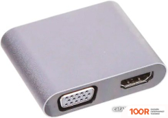 Хаб / Док-станция Perfeo USB TYPE-C 4IN1 PF-TYPE-C-10 (8177)