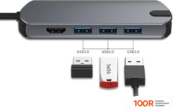 Хаб / Док-станция Palmexx PX/HUB-076 (8163)