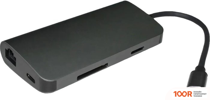 Хаб / Док-станция Palmexx PX/HUB USB-C 8-IN-1 CURVE (8156)