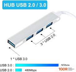 Хаб / Док-станция Orient CU-322 (8152)