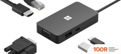 Хаб / Док-станция Microsoft USB-C TRAVEL HUB SWV-00010 (8141)