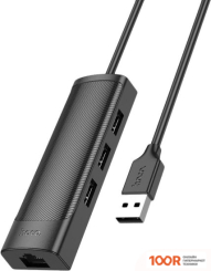Хаб / Док-станция Hoco HB42 USB TYPE-A (3 X USB 2.0, 1.2 М) (8088)