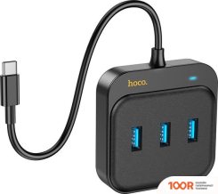Хаб / Док-станция Hoco HB35 USB TYPE-C (3 X USB 3.2 GEN1, 0.2 М) (8085)