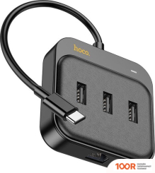 Хаб / Док-станция Hoco HB35 USB TYPE-C (3 X USB 2.0, 0.2 М) (8084)