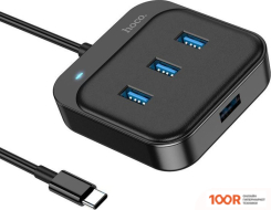 Хаб / Док-станция Hoco HB31 USB TYPE-C (4 X USB 2.0, 0.2 М) (8077)