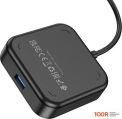 Хаб / Док-станция Hoco HB31 USB TYPE-C (1 X USB 3.2 GEN1/3 X USB 2.0, 0.2 М) (8076)