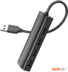 Хаб / Док-станция Hoco HB31 USB TYPE-A (4 X USB 2.0, 0.2 М) (8072)