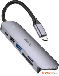 Хаб / Док-станция Hoco HB28 (8068)