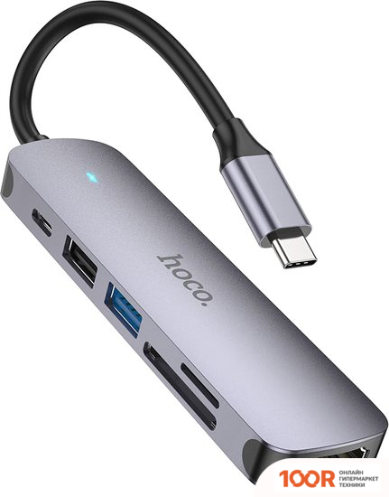 Хаб / Док-станция Hoco HB28 (8068)