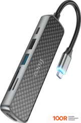 Хаб / Док-станция Hoco HB24 (8061)