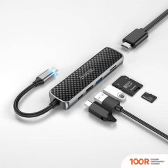 Хаб / Док-станция Hoco HB24 (8061)