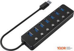 Хаб / Док-станция Gembird UHB-U3P7P-01 (8021)