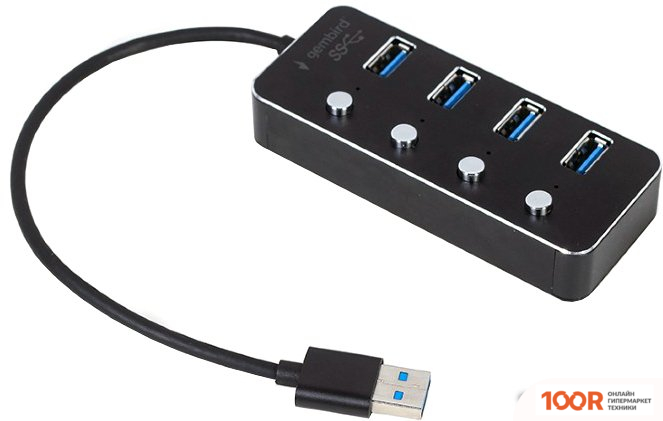 Хаб / Док-станция Gembird UHB-U3P4P-01 (8019)