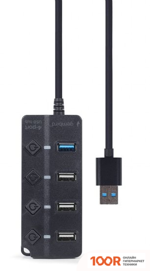 Хаб / Док-станция Gembird UHB-U3P1U2P3P-01 (8015)