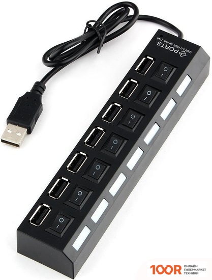 Хаб / Док-станция Gembird UHB-U2P7-01 (8012)