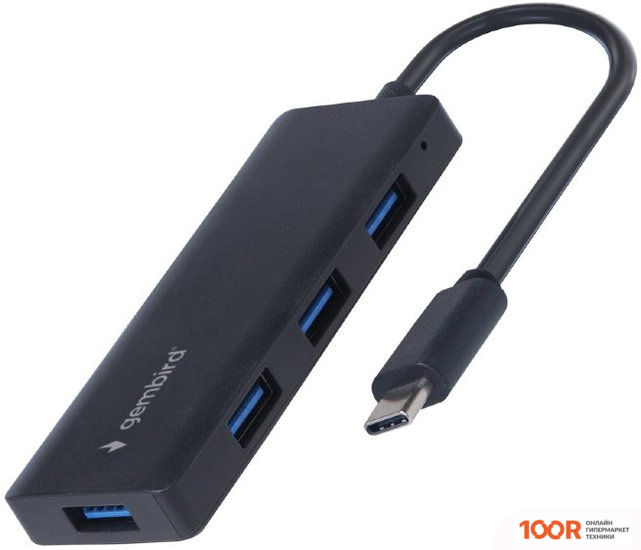 Хаб / Док-станция Gembird UHB-CM-U3P4-02 (8001)