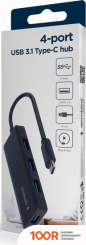 Хаб / Док-станция Gembird UHB-CM-U3P4-02 (8001)