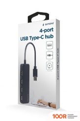 Хаб / Док-станция Gembird UHB-CM-U2P4-01 (7998)
