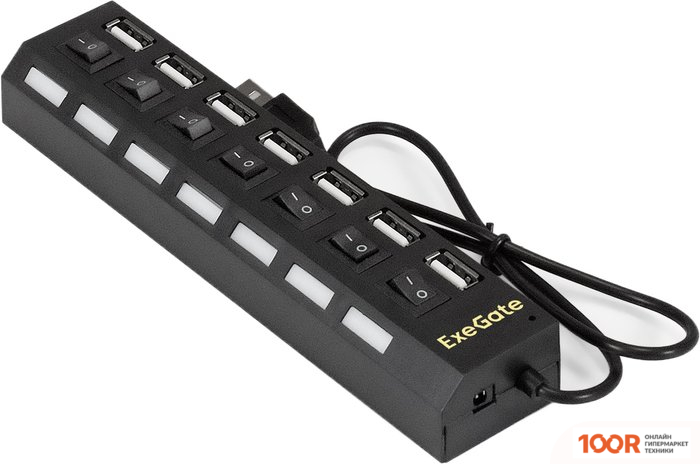 Хаб / Док-станция ExeGate DUB-72SW EX293978RUS (7977)