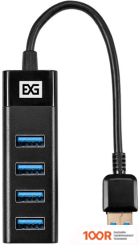 Хаб / Док-станция ExeGate DUB-4TP EX296925RUS (7976)