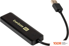 Хаб / Док-станция ExeGate DUB-4P/1 EX293980RUS (7974)