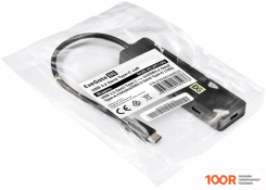 Хаб / Док-станция ExeGate DUB-2C2P/10G EX298169RUS (7968)