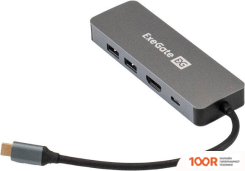 Хаб / Док-станция ExeGate DUB-21C/PD/HL EX293982RUS (7967)