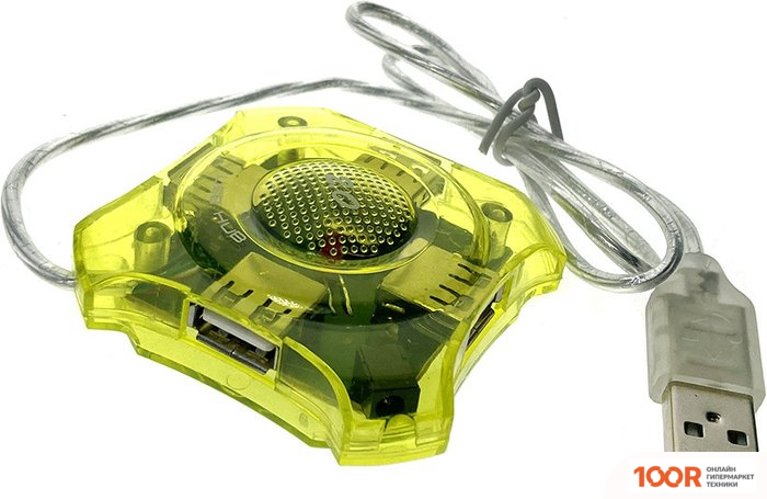 Хаб / Док-станция Espada EH420 (ЖЕЛТЫЙ) (7961)