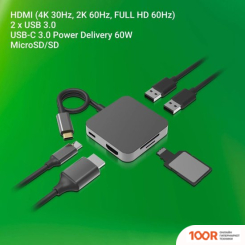 Хаб / Док-станция Digma DS-741UC_GS (7934)