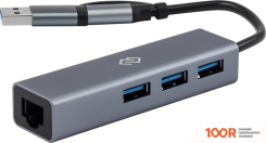Хаб / Док-станция Digma DHUB-LAN-4PORT (7923)