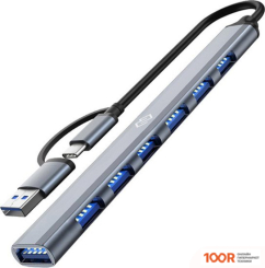 Хаб / Док-станция Digma DHUB-7USB-AC-2.0 (7921)