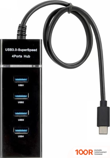 Хаб / Док-станция Digma DHUB-4USB-C-3.0 (7918)