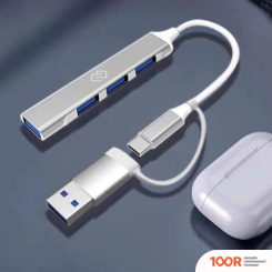 Хаб / Док-станция Digma DHUB-4USB-AC-3.0 (7916)