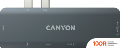 Хаб / Док-станция Canyon DS-5 (ЧЕРНЫЙ) (7873)