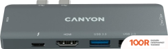 Хаб / Док-станция Canyon DS-5 (ЧЕРНЫЙ) (7873)