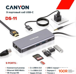 Хаб / Док-станция Canyon DS-11 (7867)
