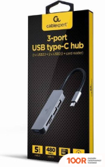 Хаб / Док-станция Cablexpert UHB-CM-CRU3P1U2P2-01 (7860)
