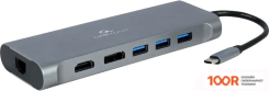 Хаб / Док-станция Cablexpert A-CM-COMBO8-01 (7855)