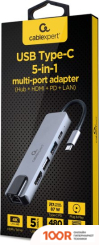Хаб / Док-станция Cablexpert A-CM-COMBO5-04 (7851)