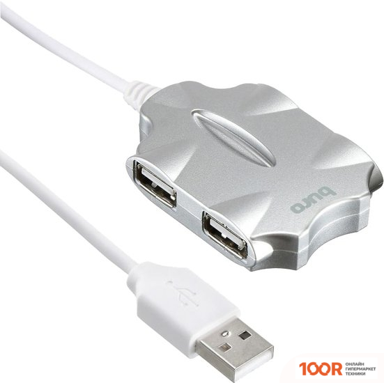 Хаб / Док-станция Buro BU-HUB4-0.5-U2.0-CANDY (7841)