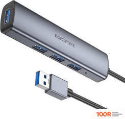 Хаб / Док-станция Borofone DH12 USB TYPE-A (4 X USB 3.2 GEN1, 1.2 М) (7831)