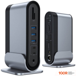 Хаб / Док-станция Baseus WORKING STATION MULTIFUNCTIONAL TYPE-C HUB ADAPTER CAHUB-HG0G (7827)