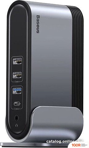 Хаб / Док-станция Baseus UNIONJOY 17-PORT TRIPLE-DISPLAY DOCKING STATION B00532304811-00 (7809)