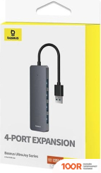 Хаб / Док-станция Baseus ULTRAJOY SERIES 4-PORT HUB LITE B0005280B811-00 (7797)