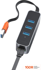 Хаб / Док-станция Baseus STEEL CANNON SERIES HUB ADAPTER CAHUB-AH0G (7786)