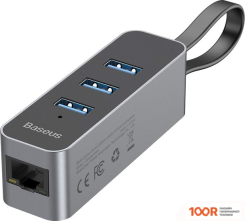 Хаб / Док-станция Baseus STEEL CANNON SERIES HUB ADAPTER CAHUB-AH0G (7786)