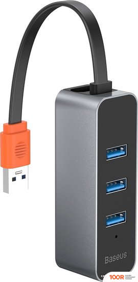 Хаб / Док-станция Baseus STEEL CANNON SERIES HUB ADAPTER CAHUB-AH0G (7786)
