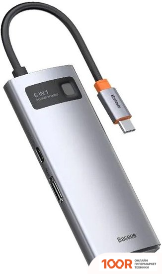 Хаб / Док-станция Baseus STARJOY 6-PORT TYPE-C HUB ADAPTER WKWG080013 (7783)