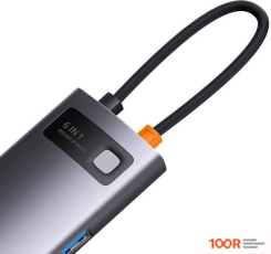 Хаб / Док-станция Baseus STARJOY 6-PORT TYPE-C HUB ADAPTER WKWG080013 (7783)