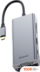 Хаб / Док-станция Baseus SQUARE DESK SERIES HUB CATXF-A0G (7781)